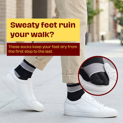 WalkerSocks™ ActiveStride – Split-Toe Walking Socks
