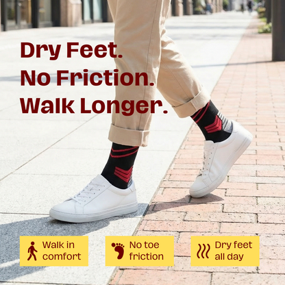 WalkerSocks™ ActiveStride – Split-Toe Walking Socks