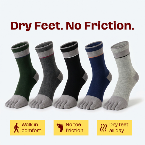 WalkerSocks™ DailyComfort – Split-Toe Socks