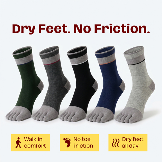 WalkerSocks™ DailyComfort – Split-Toe Socks