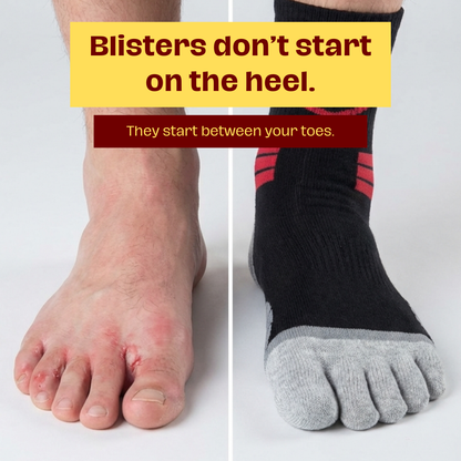 WalkerSocks™ ActiveStride – Split-Toe Walking Socks
