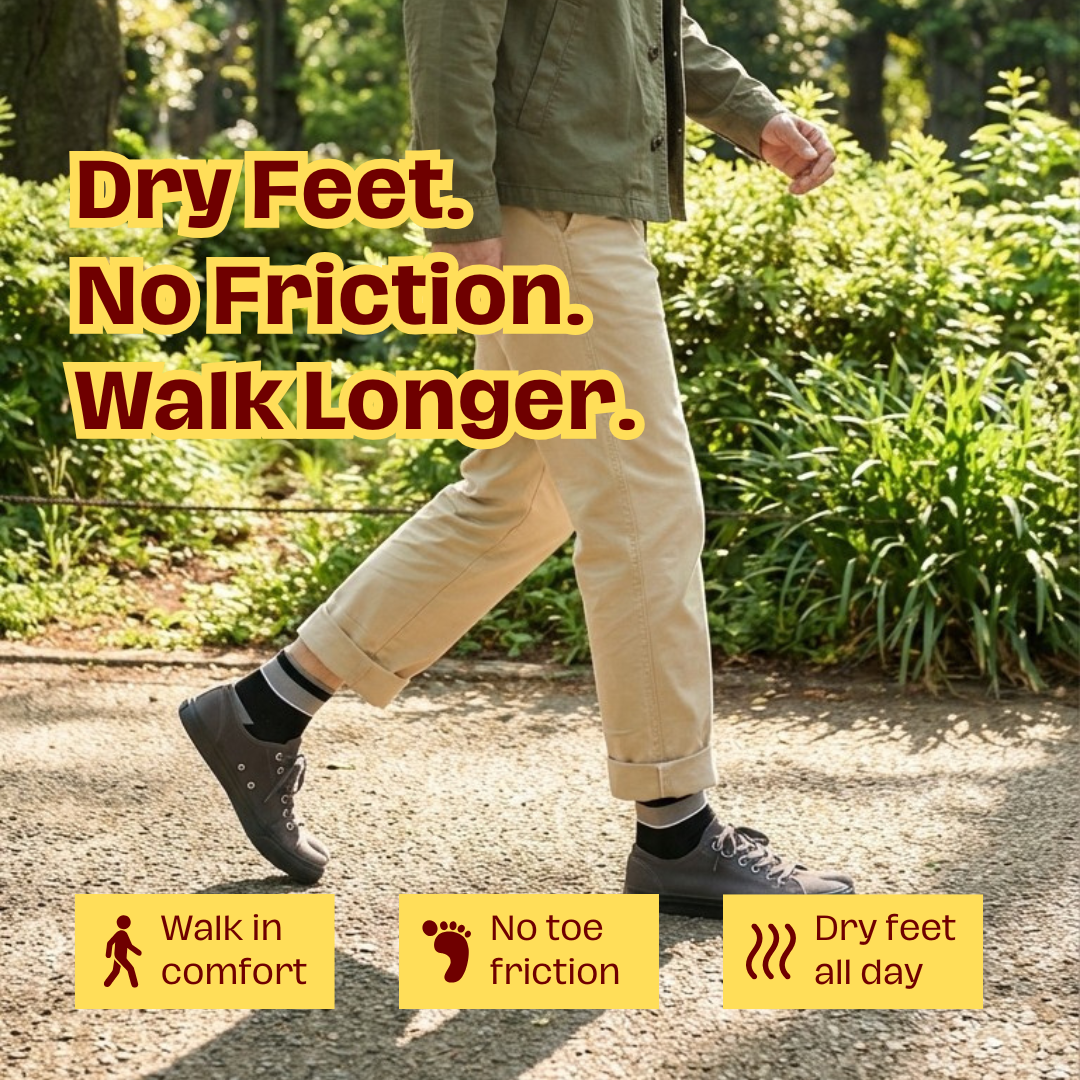 WalkerSocks™ DailyComfort – Split-Toe Socks